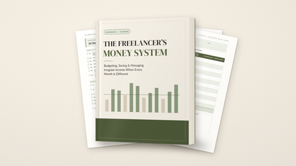 The Freelancer's Money System – Irregular Income Budget Workbook & Planner