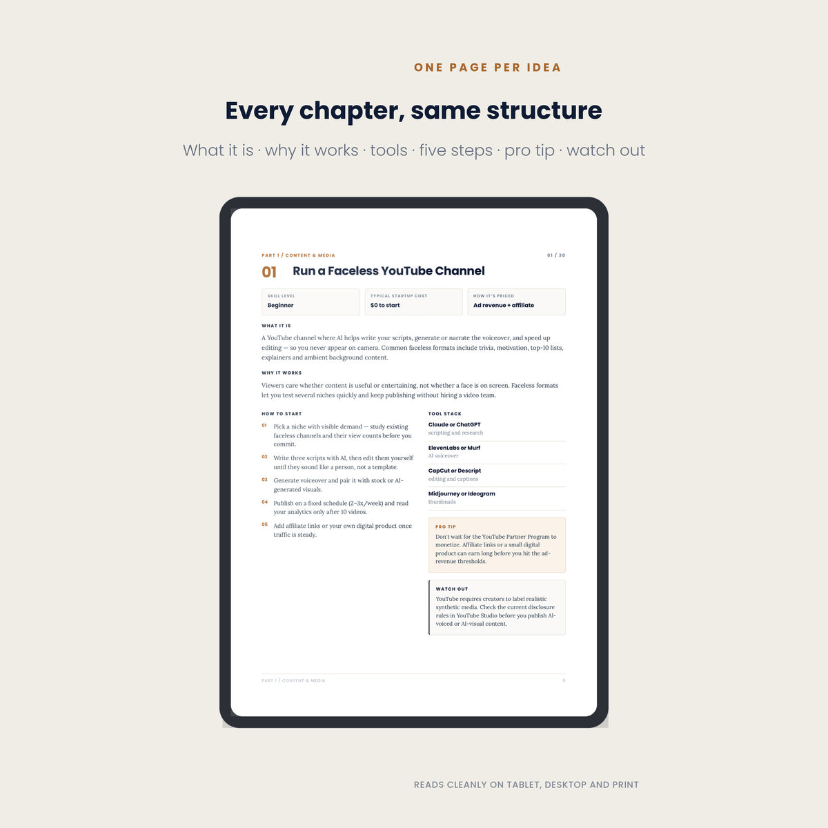 AI Side Hustle Blueprint | 30 Ways to Make Money With AI — 2026 PDF Guide