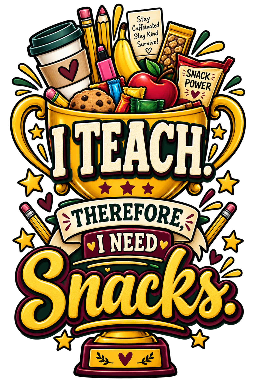 Funny Teacher Sublimation PNG Bundle | 10 Teacher Shirt Designs
