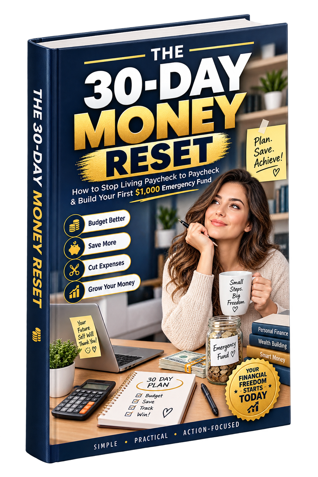 The 30-Day Money Reset – Budget Planner & Savings Guide to Stop Living Paycheck to Paycheck