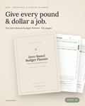 Zero-Based Budget Planner – Printable Weekly & Monthly Budget PDF
