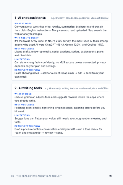AI Tools for Real Estate Agents — Practical Guide + 94 AI Prompts (Digital PDF)