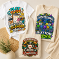 Funny Teacher Sublimation PNG Bundle | 10 Teacher Shirt Designs